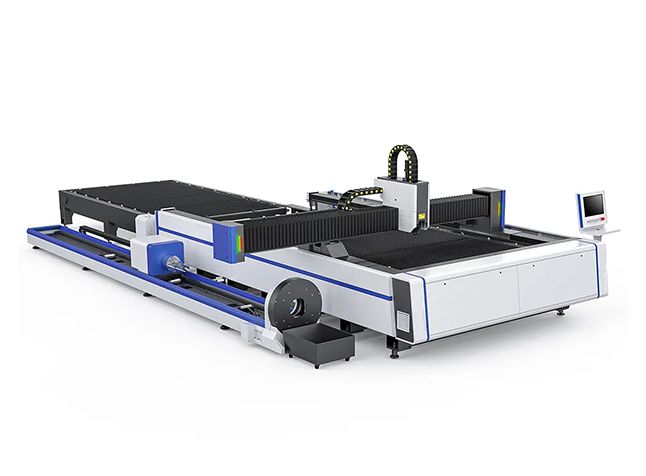 Máquina de corte a laser de fibra de uso duplo