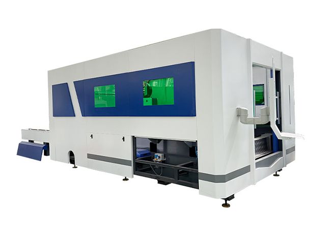 Máquina de corte a laser de fibra dupla
